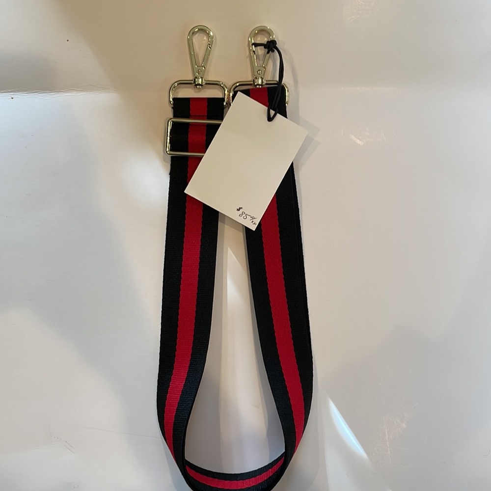 Grosgrain Strap w/ Brass Tone Hardware